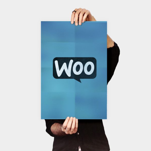پوستر آبی WOO